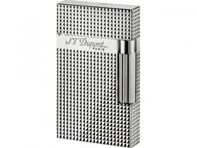 S.T. Dupont Linie 2 versilbert, Carré Diamonds Heads