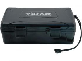 XiKar Reisehumidor PVC für 10 Cigarren schwarz