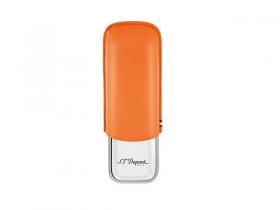 S.T. Dupont Double Cigar Case Orange