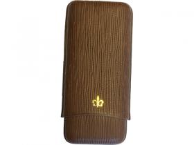 Montecristo Cigarrenetui Leder Fleur de Lis