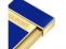 S.T.Dupont Biggy golden, Lack blau 